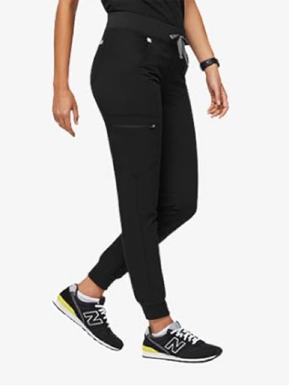 FIGS Black Zamora Scrub Pants